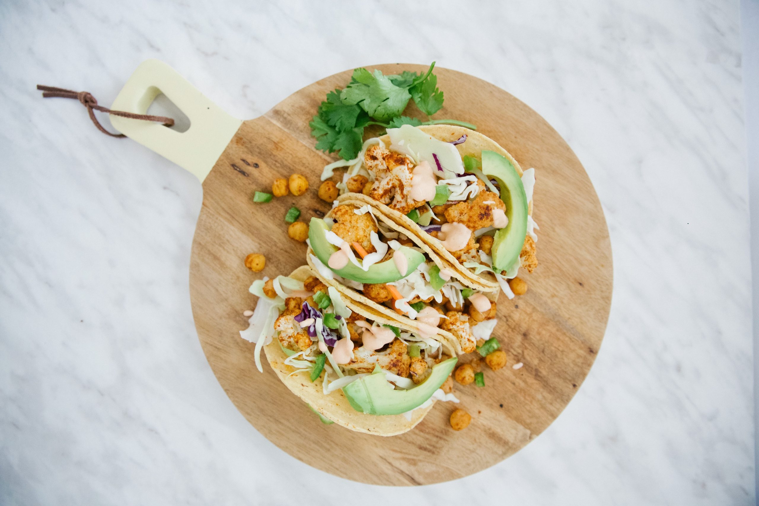 Chickpea Cauliflower Tacos